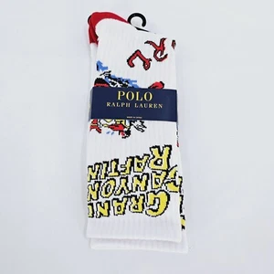 Polo Ralph Lauren RL Grand Canyon Rafting Crew Socks Mens Size 10-13 NEW - Picture 1 of 4