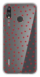 Coque en silicone imprimée compatible Huawei P20 Lite Pluie de Coeurs - Imagen 1 de 3