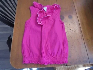 Gymboree Island Lilly pink tank top shirt with ruffle girls 6 - Picture 1 of 5