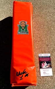 KHALAN LABORN SIGNED End Zone Pylon JSA COA Marshall Thundering Herd - Picture 1 of 2