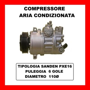 COMPRESSORE AC 13718 VW JETTA III 2.0 TDI 16V DAL 2005 KW103 CV140 BKD CBDB CJAA - Imagen 1 de 1