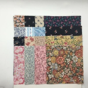 32 PC 5 Inch Quilting Fabric Charm 16 Designs 2 Each Rotary Cut 5FS455 Free Ship - Picture 1 of 4