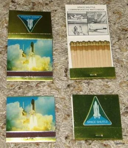 SPACE SHUTTLE 1980s SET OF COMMEMORATIVE MATCHBOOKS IN CASE - Picture 1 of 2