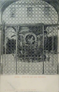 ANTIGUA POSTAL SEVILLA PATIO DE UNA CASA PARTICULAR  ANDALUCIA POSTCARD  CC3967 - Picture 1 of 1