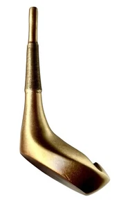 Golf Club Head Desk Ashtray Bronze EUC - Picture 1 of 5