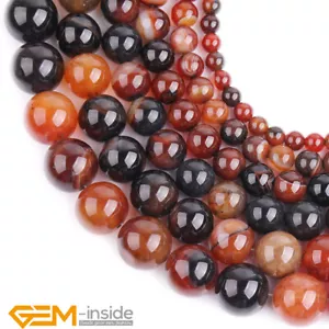 Natural Dream Lace Agate Gemstone 4mm 6mm 8mm Round Beads For Jewelry Making 15" - Picture 1 of 56