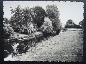 Kent Canterbury FORDWICH The River Stour & Bridge c1960s RP Postcard by Frith - Picture 1 of 2