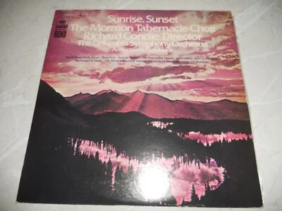 The Mormon Tabernacle Choir "Sunrise Sunset" Harris LP Quad Japan CBS SOCN8 NM - Image 1 of 4