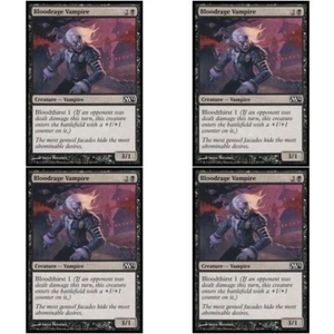 4 x BLOODRAGE VAMPIRE NM M12 MTG Black - Vampire Com - Picture 1 of 1
