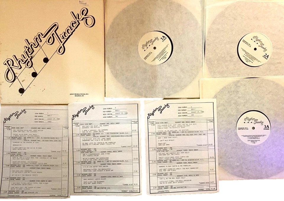 8/13/89 RHYTHM TRACKS, 4 TOPS FEATURE, 8 HITS/INTERVIEWS, CAROLINA BEACH MUSIC - Image 1 of 1