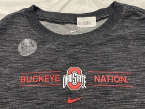 ¡NUEVO CON ETIQUETAS! Ohio State Buckeyes Nike Camiseta Recortada Cuello Redondo Calce Suelto Juniors Talla Pequeña - Imagen 1 de 8