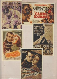 Cine 10 Programas de Mano Películas Diversas Épocas (HE-130) - Picture 1 of 2