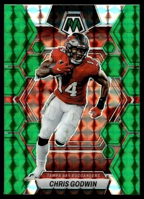 2023 Panini Mosaic #228 Chris Godwin Green Prizm Tampa Bay Buccaneers - Image 1 of 2