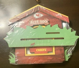 The product is a Fan Creations Kansas City Chiefs Dog House Picture Frame. - Picture 1 of 2