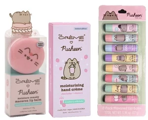 The Crème Shop x Pusheen Macaron Lip Balm, Hand Crème & 8-Pack Lip Balm Set NWT - Picture 1 of 14