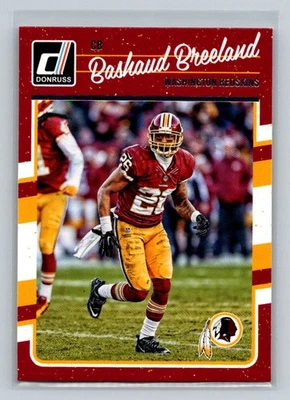 2016 Donruss #300 Bashaud Breeland Washington Redskins Football Card - Image 1 of 2