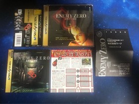 SS Enemy Zero with obi postcard SEGA SATURN Soft Sega Saturn ENEMY ZERO