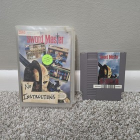 Sword Master NES In Rental Case - Super Rare (Nintendo Entertainment System)