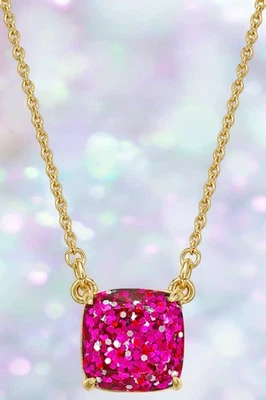 Mini collar colgante Kate Spade New York Cause A Stir en rosa Foto 1 de 2