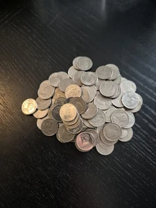 100 Stück Thailand Münze 1 Baht Lot Konvolut - Bild 1 von 3