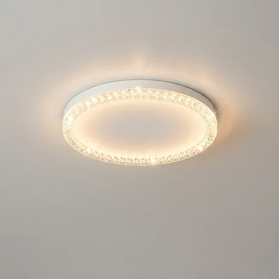 Plafoniera LED Moderna 80W Ø48cm 3 Colori CCT Switch Luce Calda Fredda Naturale - Immagine 1 di 4