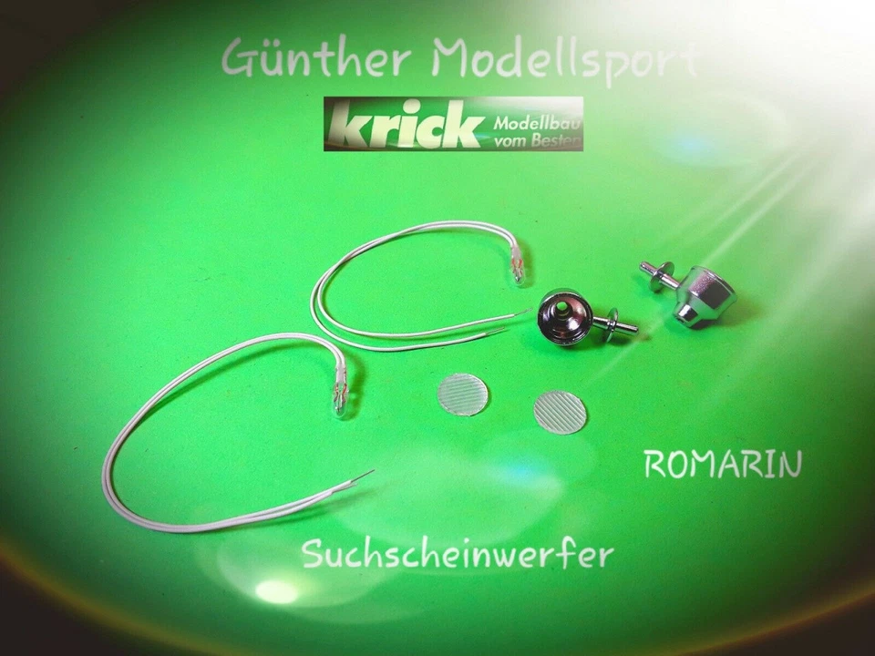 Krick ROMARIN Suchscheinwerfer 10,5 mm 6V (VE2), ro1641, Günther Modellsport - Bild 1 von 1