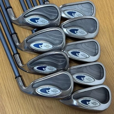 (Callaway) Iron Set 9 piece Great Big Bertha Hawkeye Titanium FLEX-R 3-9.P.S - Image 1 of 4