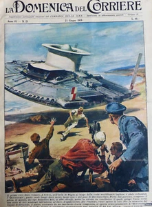 1947 1964 SOUCOUPE VOLANTE EXTRA TERRESTRE SCIENCE FICTION 7 JOURNAUX ANCIENS - Foto 1 di 7