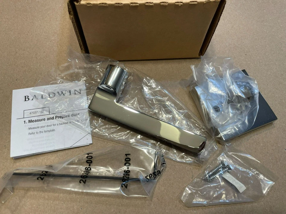 Baldwin Cuadrado No Giratorio Un Lado Maniquí Puerta Palanca Cuadrada Rosa HDSQURCSR260 Foto 1 de 4