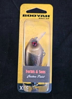 Crankbait Squarebill pintado personalizado Booyah XCS100, cambio de color a escala dorada Foto 1 de 4