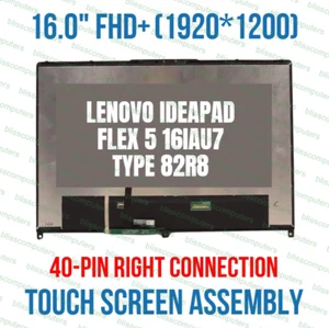 Lenovo Ideapad Flex 5 16ALC7 16IAU7 Lcd Touch Screen 16" 1920x1200 5D10S39792 - Picture 1 of 8