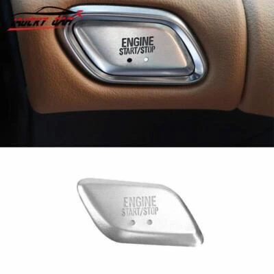 For Buick Lacrosse 2016-2019 Silver Aluminum One-Button Start Switch Cover Trim — 第 1/4 张图片