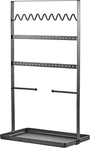 Soporte organizador de joyas soporte para collar: torre de joyería para colgador de collar y - Imagen 1 de 6