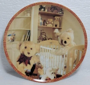 Baum Bros. Little Bears Collection PLAYING Collector 8 Inch Plate - Picture 1 of 4
