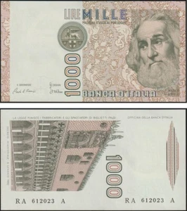1000 LIRE 16/3/1982 A MARCO POLO - REPUBBLICA - FDS/UNC FIOR DI STAMPA - Afbeelding 1 van 3