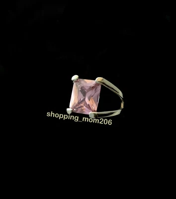 Lia Sophia "Daiquiri" Silver Tone w/Total Pink CZ wt. 9.3ct. Ring - Size 7 - Image 1 of 3