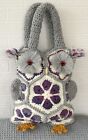 Owl large Tote Bag Crochet Kit To Include All Yarn, eyes pattern etc.