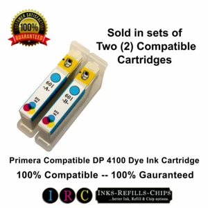 Primera DP4100 Cartridges [CYAN] Compatible (Qty 2 - Cyan Dye Ink) - Picture 1 of 2