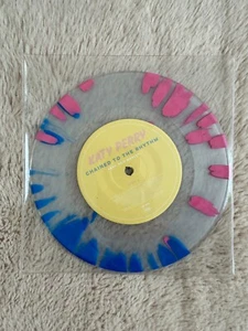 Rare KATY PERRY Chained To The Rhythm 7" 45 PROMO Single EP SPLATTER PINK & BLUE - Picture 1 of 4