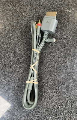 Official OEM Microsoft Xbox 360 AV Cable Model X810973-001 Yellow, White, Red - Image 1 of 4