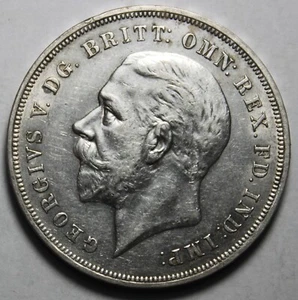 Great Britain 1935 Silver Crown, Nice Grade, KGV (X128) - Picture 1 of 2