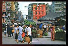 HONG KONG 1970s Picture Postcard. Open Street Market