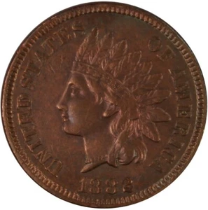 1882 Indian Cent Snow-3 RPD - Picture 1 of 7