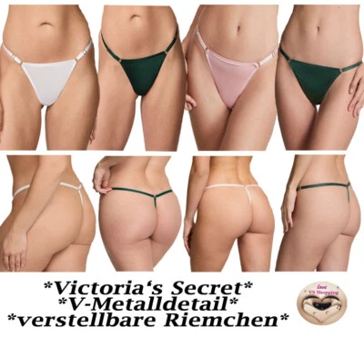 Victoria's Secret*Very Sexy*String*V-Metalldetail*verstellbare Riemchen*KP 19€ - Bild 1 von 4