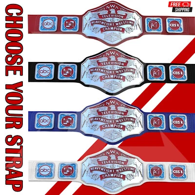 Réplica de cinturón de campeonato de lucha de peso pesado de televisión NWA talla adulto Foto 1 de 4