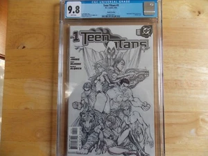 TEEN TITANS #1 MICHAEL TURNER SKIZZENABDECKUNG CGC 9.8 - Bild 1 von 4
