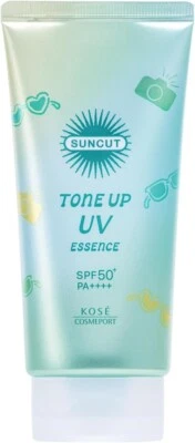 KOSE SUNCUT TONO UV ESENCIA verde menta 80 g SPF50+ PA++++ Foto 1 de 4
