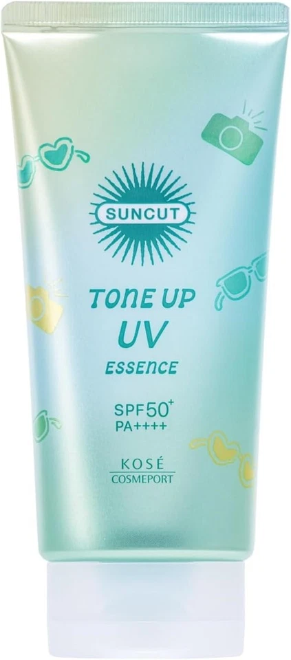 Kose Suncut Sunscreen Tone up UV Essence MINT Green 80g SPF 50 PA