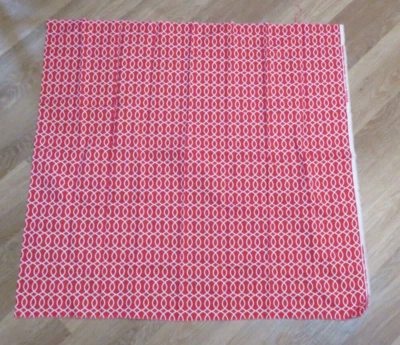 WAVERLY INSPIRATIONS RED WHITE GEOMETRIC PATTERN 36" SQUARE - Image 1 of 4