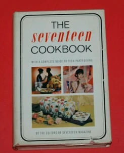 1964 Vtg 1st Printing The SEVENTEEN Magazine Cookbook HC W/Fold Out Dust Jacket - Picture 1 of 6